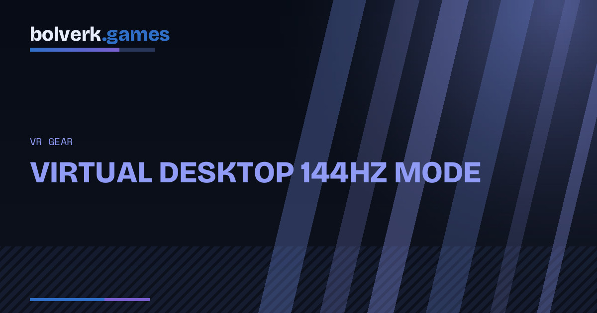 Quest 3 Refresh Rate Jumps to 207Hz, Virtual Desktop Ships 144Hz Beta Days Later